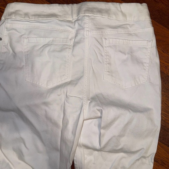 White Chico’s pullin pants women’s size 14 - Picture 5 of 8